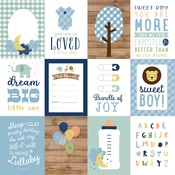 Journaling Cards 3x4 Paper - Baby Boy - Echo Park