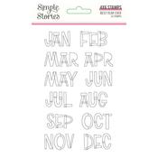 Best Year Ever Photopolymer Clear Stamps - Simple Stories