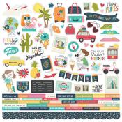 Combo Stickers - Going Places - Simple Stories