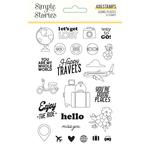 Going Places Photopolymer Clear Stamps - Simple Stories