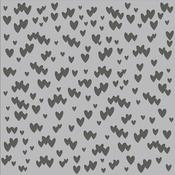 Scattered Hearts Stencil - Simple Stories