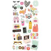 Kate & Ash Chipboard Stickers - Simple Stories