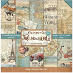 Around The World 8x8 Stamperia Double-Sided Paper Pad