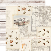 Sandy Toes Paper - Simple Vintage Coastal - Simple Stories