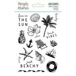 Simple Vintage Coastal Photopolymer Clear Stamps - Simple Stories