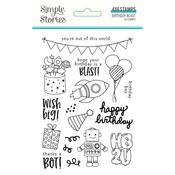 Birthday Blast Photopolymer Clear Stamps - Simple Stories