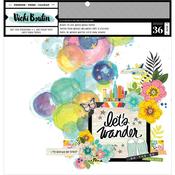 Let's Wander 12 x 12 Ready To Use Mixed Media Paper - Vicki Boutin