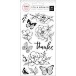 5th & Monaco Clear Acrylic Stamps - Pink Paislee