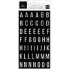 Alphabet Black & White Stickers - Heidi Swapp