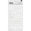 Alphabet Chipboard Heidi Swapp Art Walk Thickers Stickers