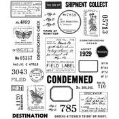 Field Notes Tim Holtz Cling Stamps