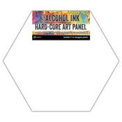 4x4 Hexagon Hard Core Art Panels - Tim Holtz Alcohol Ink - Ranger