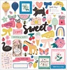 Sweet Story 12 x 12 Chipboard Sticker Sheet - Maggie Holmes
