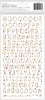 Botanical Journal Alphabet Chipboard Thickers - Bo Bunny