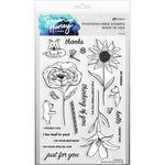 Flower Picking Friends Clear Stamps - Simon Hurley