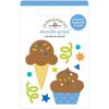 Cake & Ice Cream Doodlebug Doodle-Pops 3D Stickers