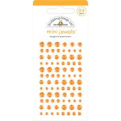 Tangerine Adhesive Mini Jewels - Doodlebug