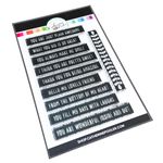 Magnetic Message Stamp Set - Catherine Pooler