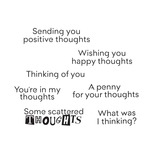 Scattered Thoughts Clear Stamps - i-Crafter