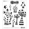 There's No Mushroom In Here! Dylusions Cling Stamp - Dyan Reaveley