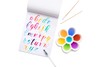 Watercolor Brush Lettering Grid Paper Pad - Kelly Creates