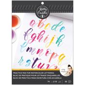 Watercolor Brush Lettering Grid Paper Pad - Kelly Creates