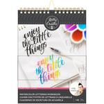 Kelly Creates Watercolor Brush Lettering Workbook - Words and Quotes Lettering
