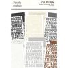 Basics Alpha Sticker Book - Simple Stories