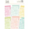 Lights Alpha Sticker Book - Simple Stories