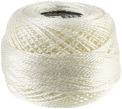 Winter White - DMC Pearl Cotton Ball Size 8 87yd