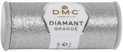 Dark Silver - DMC Diamant Grande Metallic Thread 21.8yd