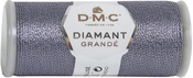 Anthracite Grey - DMC Diamant Metallic Thread 38.2yd