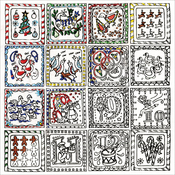 Twelve Days Of Christmas - Design Works/Zenbroidery Stamped Embroidery 10"X10"