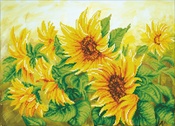 Hazy Daze Sunflowers - Diamond Dotz Diamond Embroidery Facet Art Kit 22.44"X16.14"