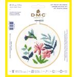 Exotic Flowers (14 Count) - DMC Stitch Kit XS