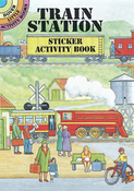 Train Station Sticker Activity Book - Dover Publications