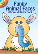 Funny Animal Faces Sticker Activity Book - Dover Publications