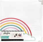 Rainbow - Heidi Swapp Storyline 3 D-Ring Album 8.5"X11"