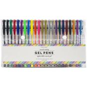 Rainbow Striped  - AC Office Gel Pens Pouch 48/Pkg