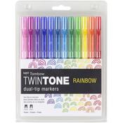 Rainbow - Twintone Marker Set 12/Pkg