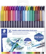 Staedtler Double-Ended Watercolour Brush Pens 36/Pkg