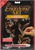 Hummingbird Trio - Copper Foil Engraving Art Kit 8"X10"