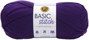 Purple - Lion Brand Yarn Basic Stitch Anti-Pilling