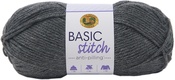 Charcoal Heather - Lion Brand Yarn Basic Stitch Anti-Pilling