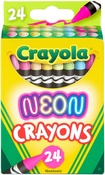 Neon 24/Pkg - Crayola Crayons