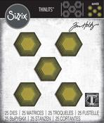 Stacked Tiles, Hexagons - Sizzix Thinlits Dies By Tim Holtz