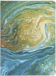 Teal Marble - Softcover Journal