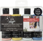Nostalgia - Color Pour Magic Pre-Mixed Paint Kit - American Crafts