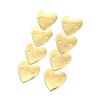 Gold Metal Heart Project Labels - The Hook Nook