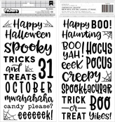 Spoooky Puffy Phrase Thickers - Pebbles